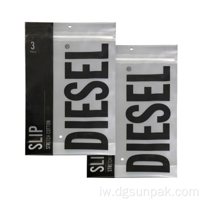 ביגוד תחתוני גברים בהתאמה אישית אריזת שקיות ניילון